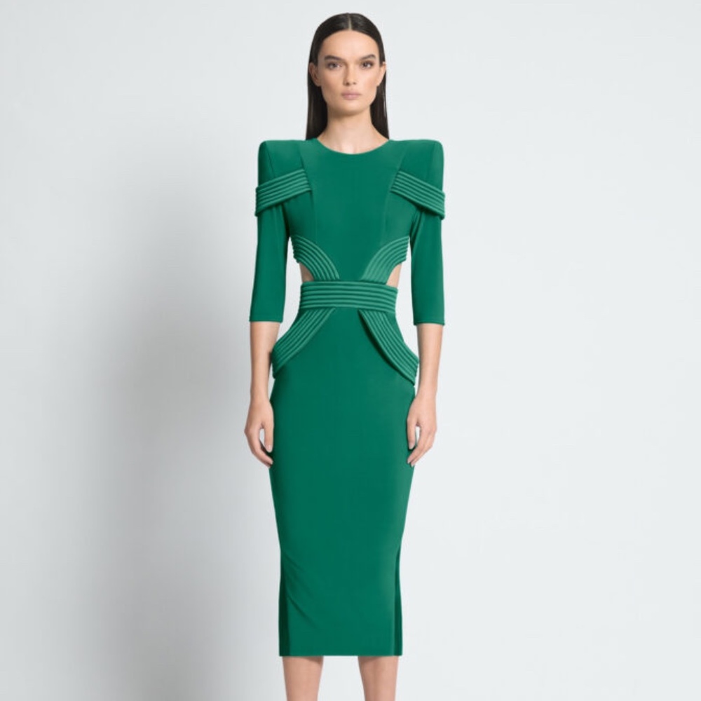Zhivago Emerald Long Sleeve Dress
